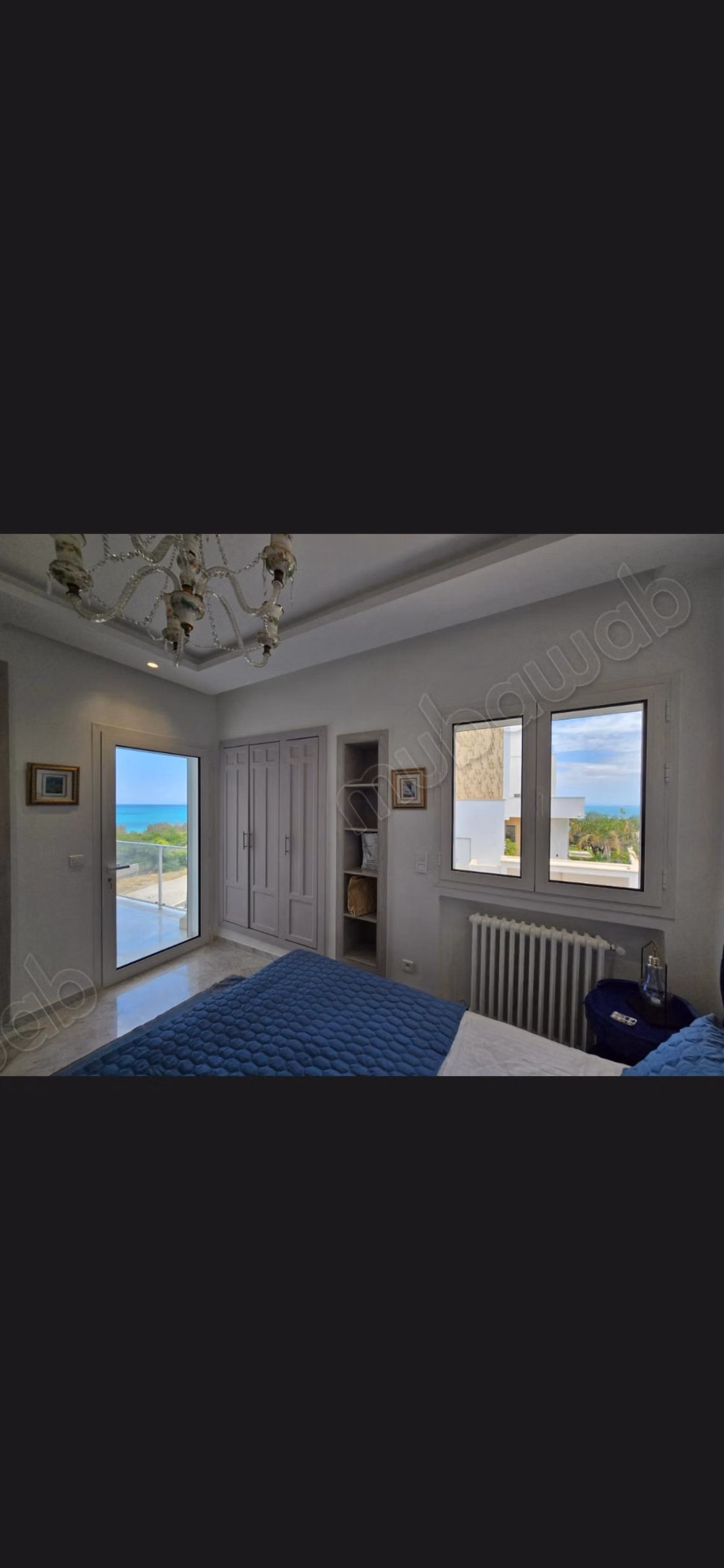 Appartement vue sur mer et plage privée à Gammarh