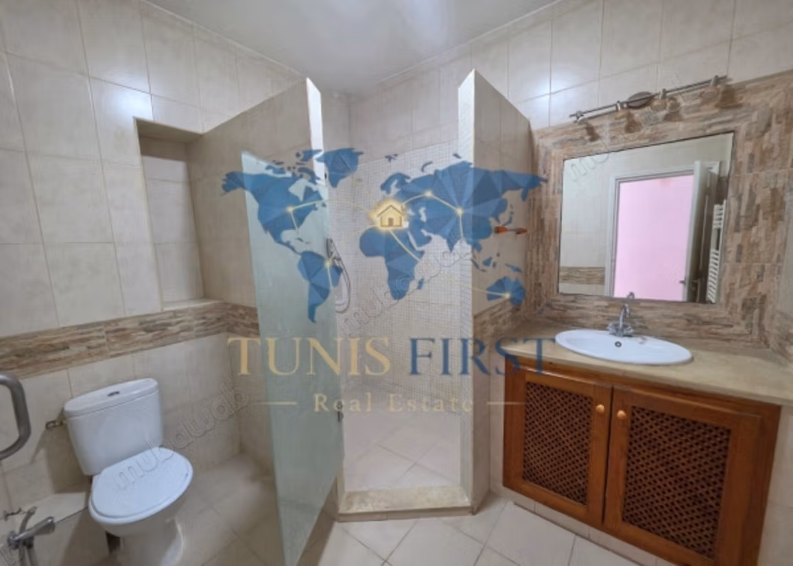 A louer un rez de chaussée de villa S3 à La Marsa