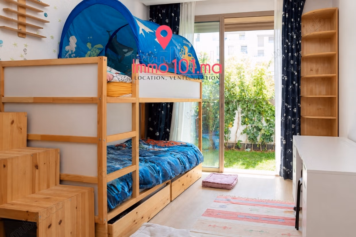 Furnished apartment located in L'Orangeraie Souissi