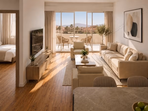 Apartment for Sale in Guéliz. Pool, Jacuzzi, Sauna, Gym