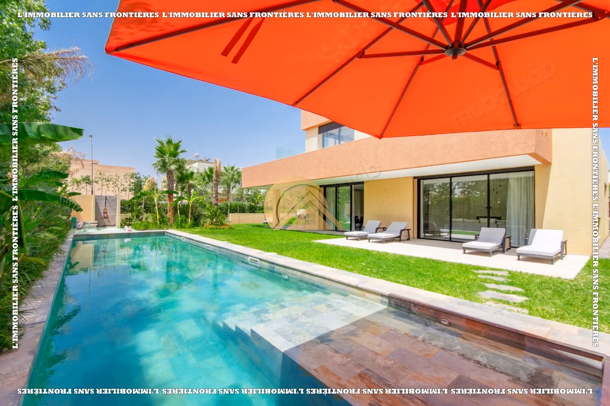 Villa meublée à louer au Golf Noria avec piscine privée