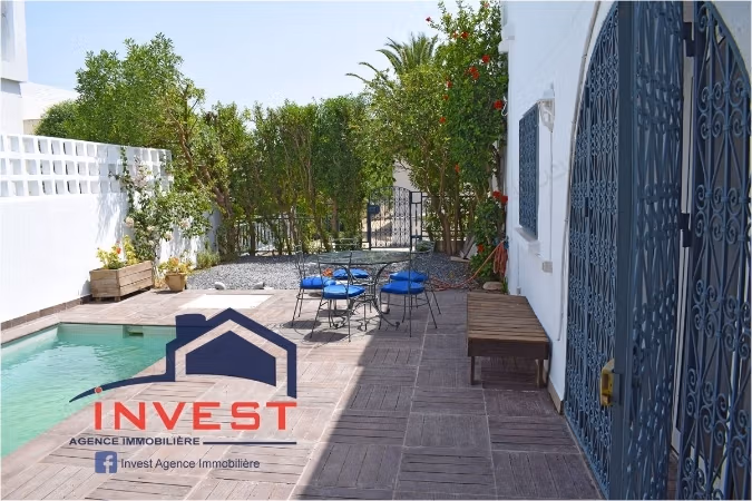 S1 meublé avec piscine à Gammarth