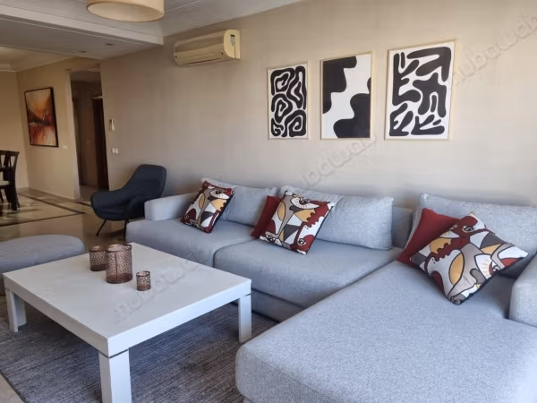 À louer – superbe appartement meublé 3 chambres – racine les iris