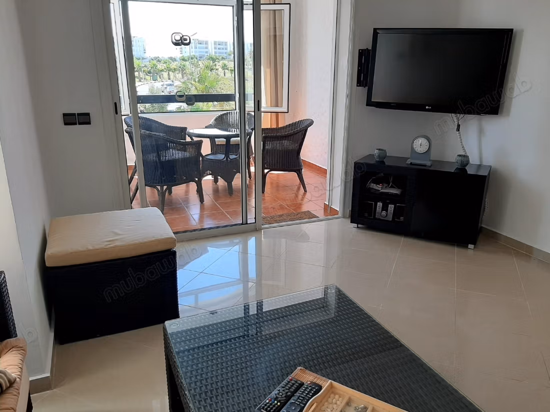 Appartamento in vendita ad Asilah. Marina golf 1 Camera. Ben arredato