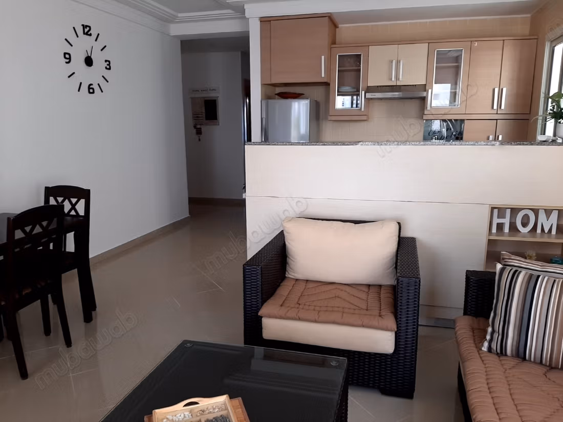 Appartamento in vendita ad Asilah. Marina golf 1 Camera. Ben arredato