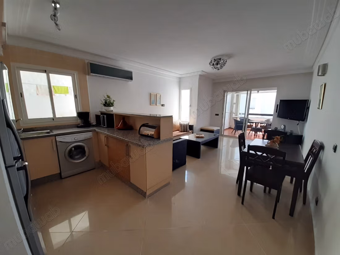 Appartamento in vendita ad Asilah. Marina golf 1 Camera. Ben arredato