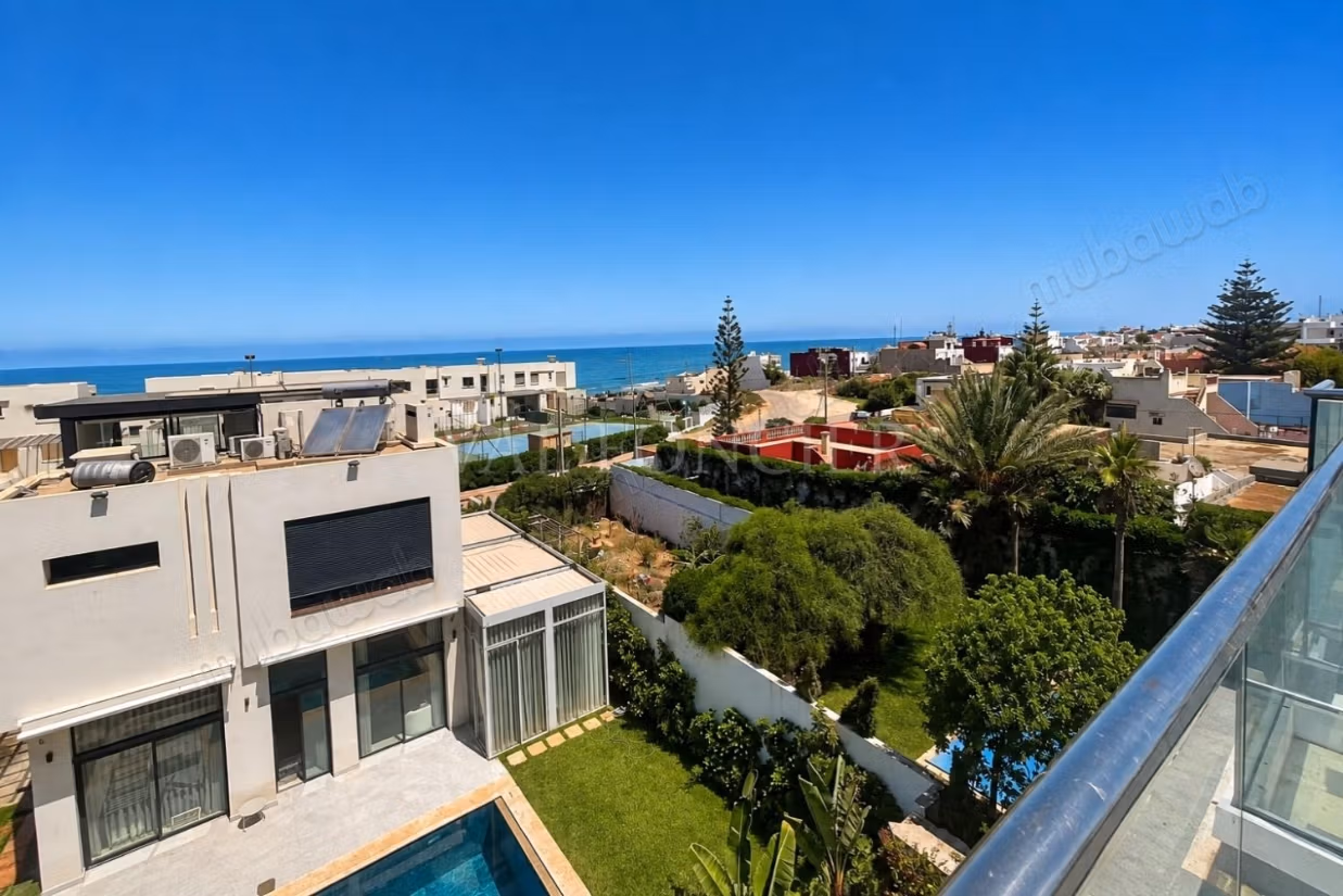 Villa moderna arredata con 4 camere e piscina – Dar Bouazza
