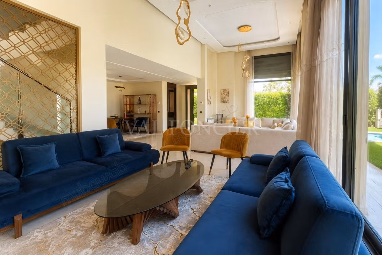 Villa moderna arredata con 4 camere e piscina – Dar Bouazza