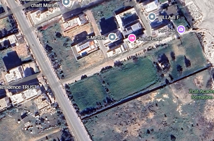 For sale 11560m² by the sea Chatt Meriem Sousse