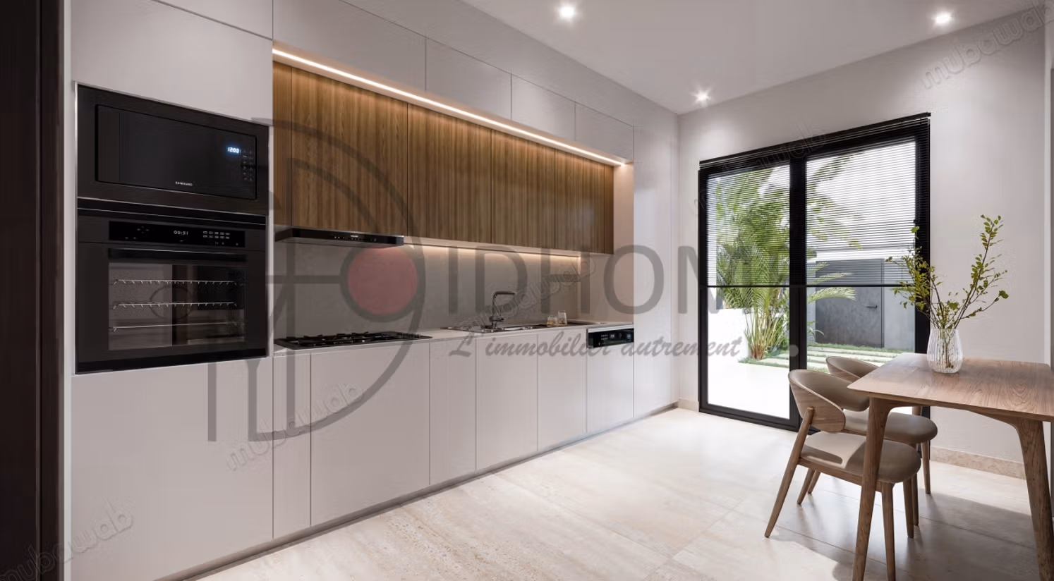 A vendre luxueux appartement S2 de 123m² à Manzeh 9C