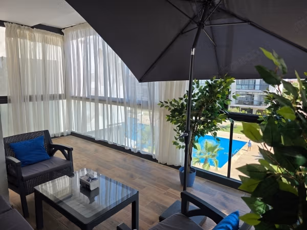 Rent this apartment in Dar Bouazza. 2 comfortable bedrooms. Furnished