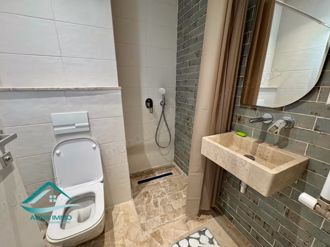 Apartment S2 300 meters from the white beach of Kelibia