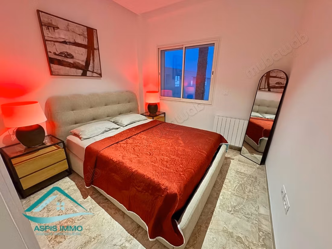 Apartment S2 300 meters from the white beach of Kelibia