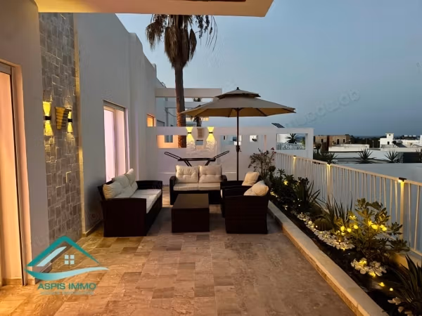 AppartementS2 à 300 mètres PLAGE Kelibia blanche
