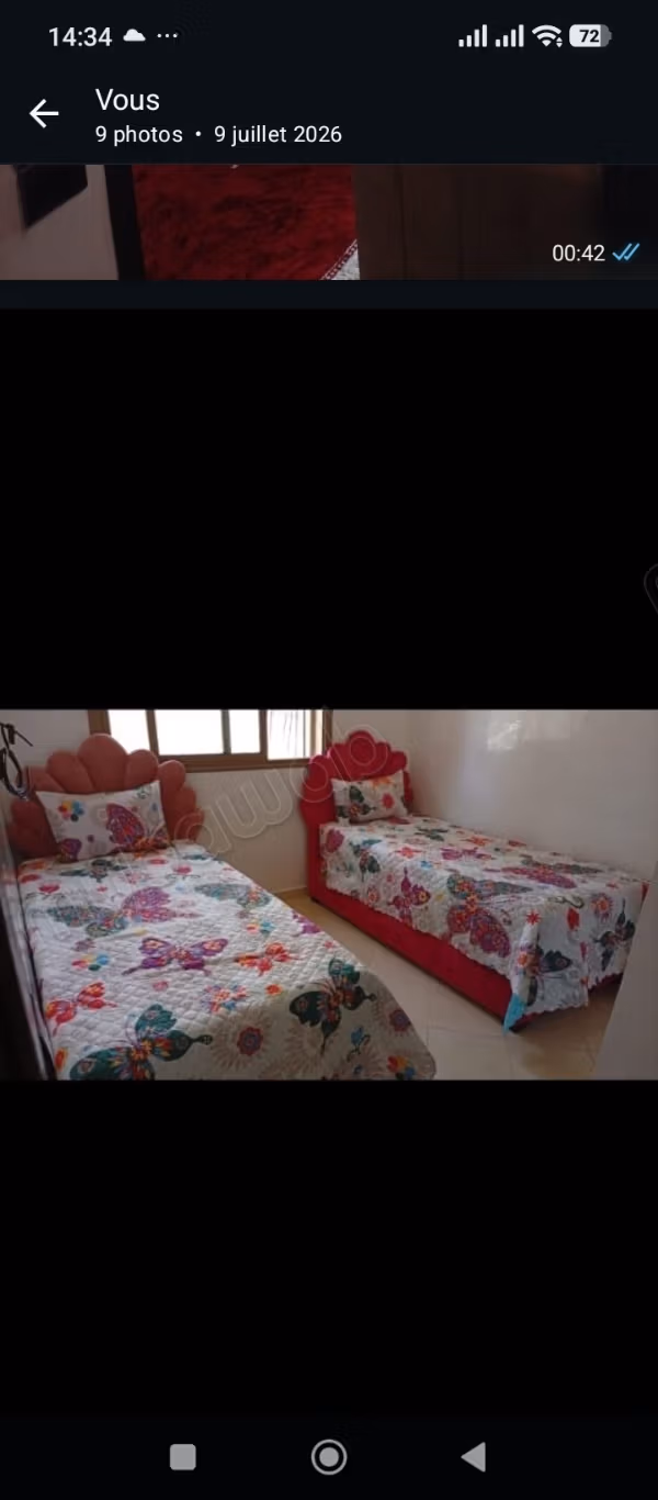 Appartamento in affitto a Oulfa. Superficie di 65 m². Ammobiliato