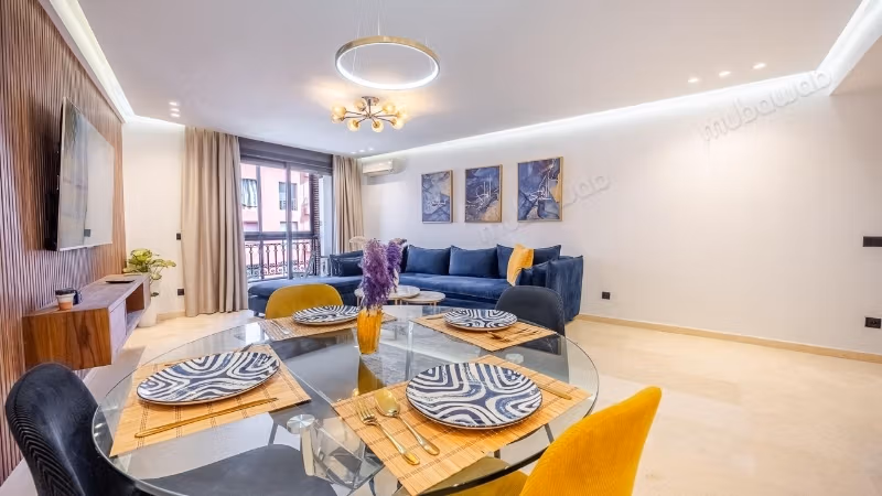 Appartement en location meublée Gueliz