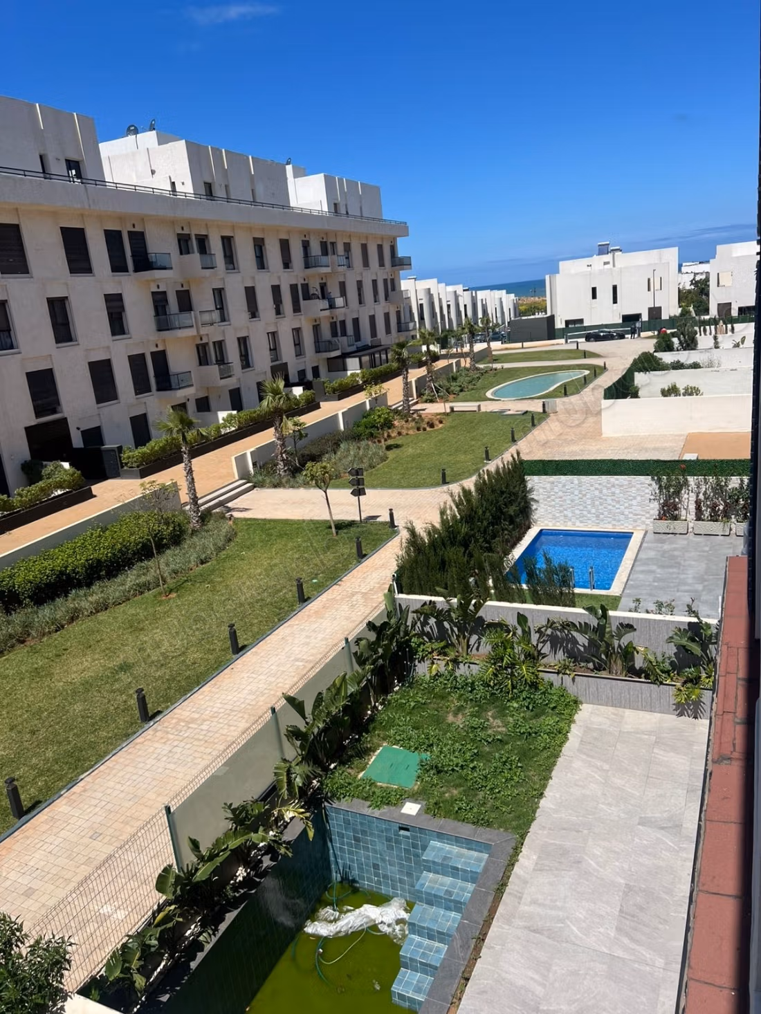 Appartamento in affitto ad Ain Diab Extension. Superficie di 130 m². Ben arredato