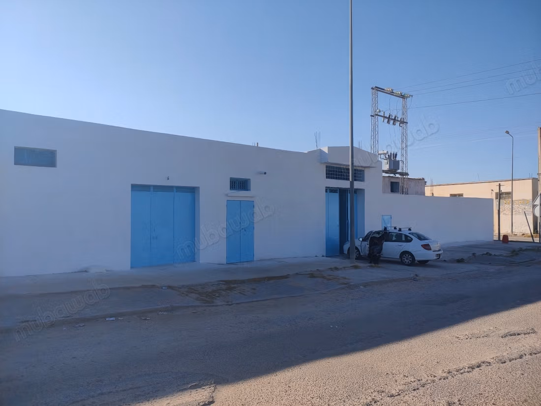 Industrial area in Al-Batin intersection of the technical inspection for cars