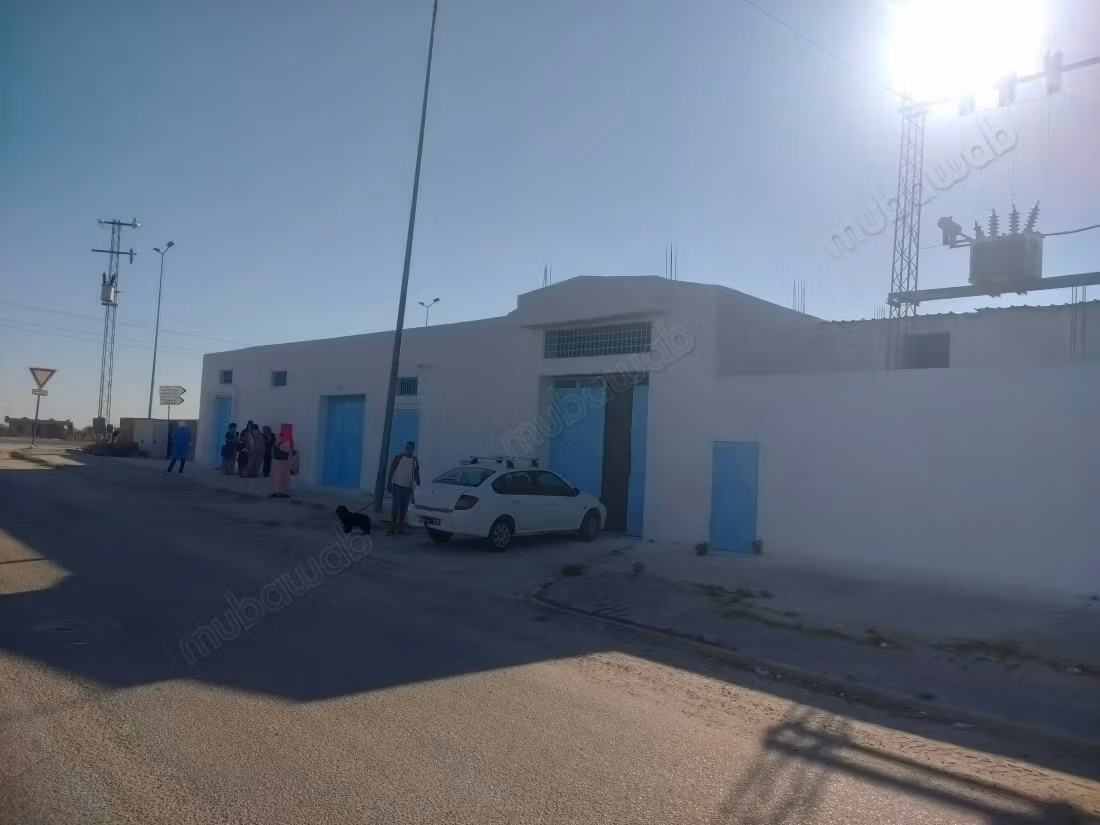 Industrial area in Al-Batin intersection of the technical inspection for cars