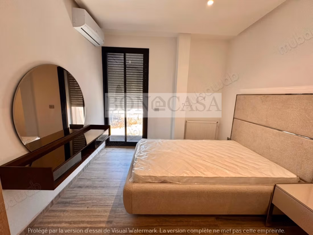 Villa neuve S3 vue mer meublée à louer à la Marsa