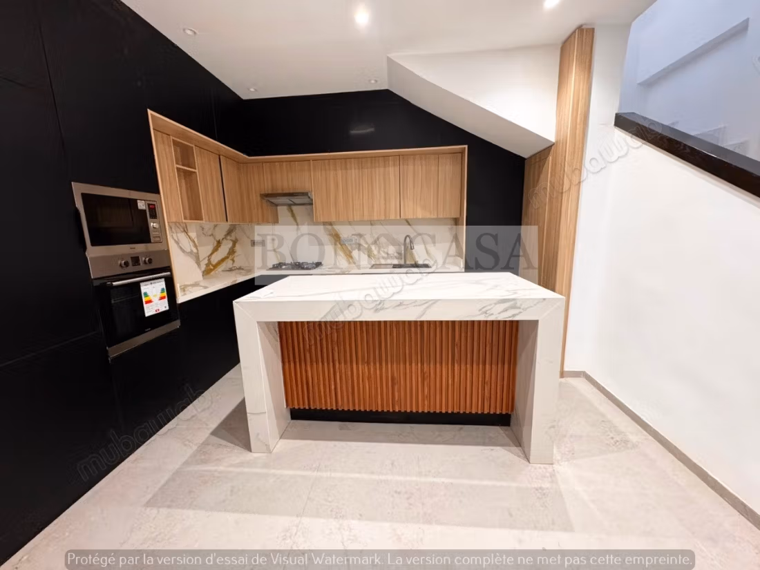 Villa neuve S3 vue mer meublée à louer à la Marsa