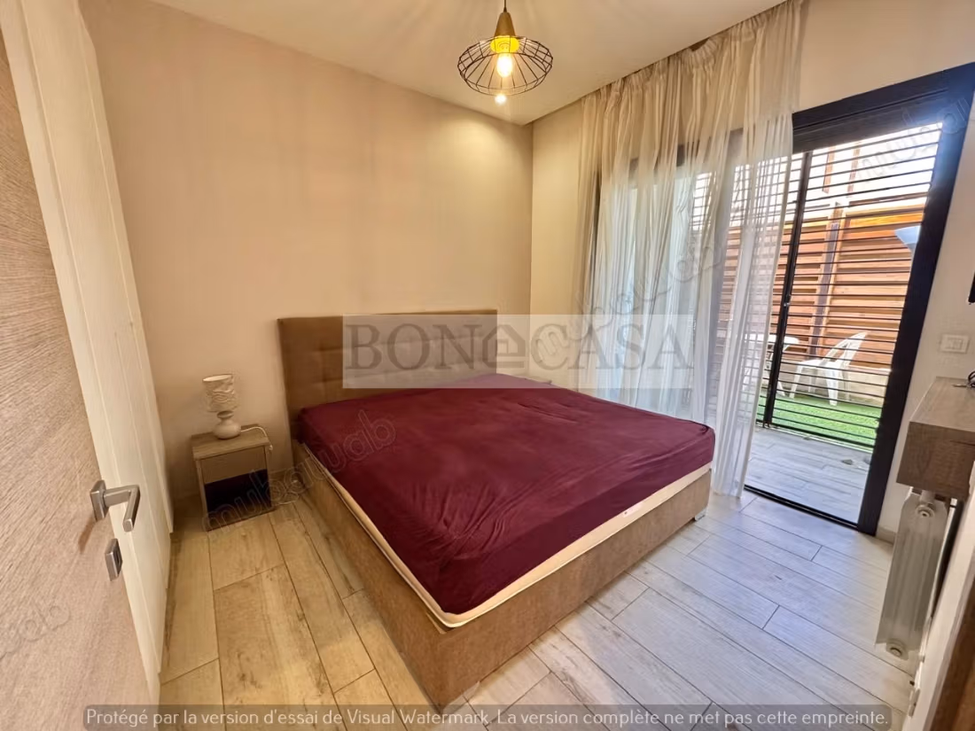 S1 Furnished with garden for rent in la Marsa