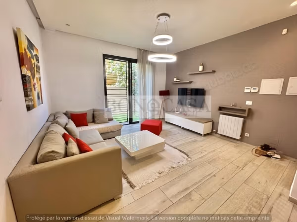 S1 Furnished with garden for rent in la Marsa