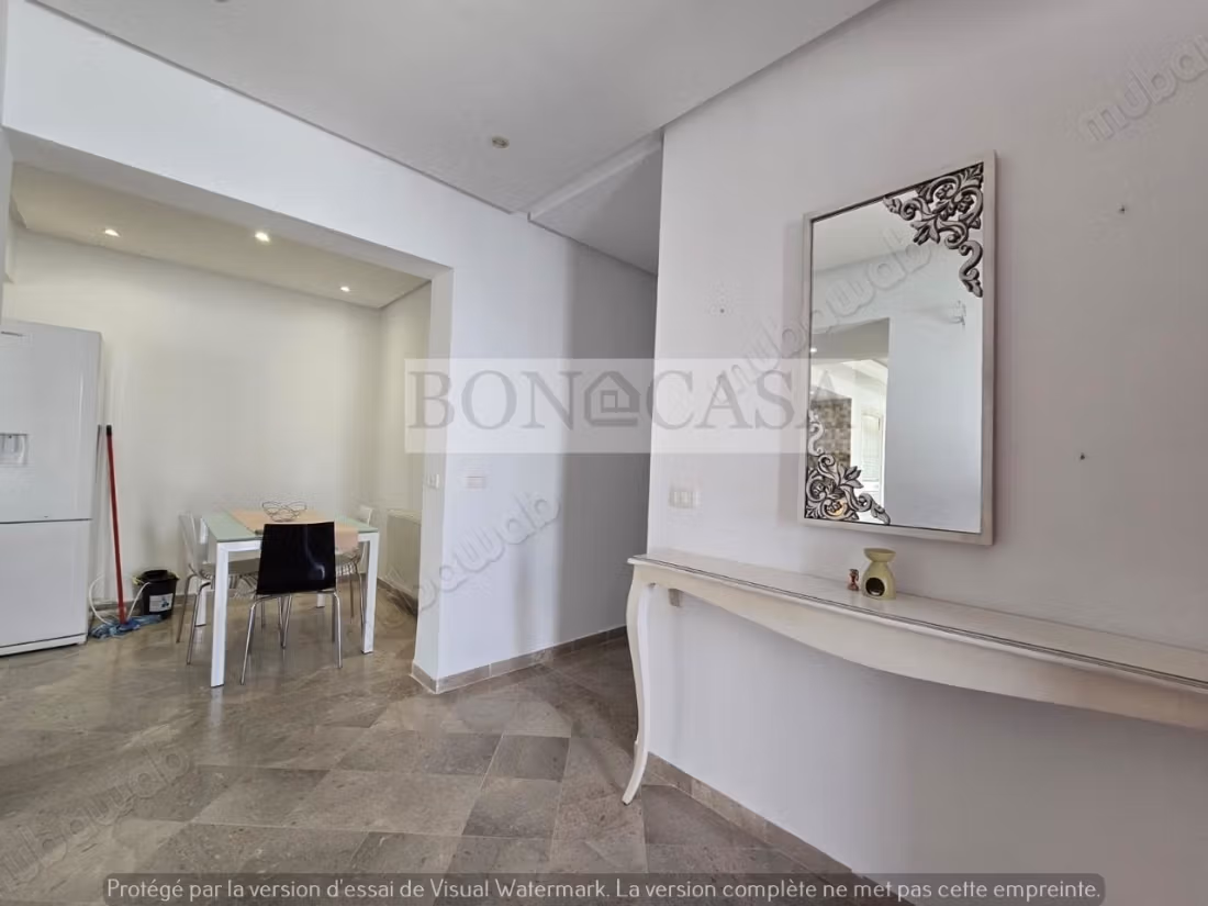 Etage de villa S3 vide/meublé à louer à la Marsa