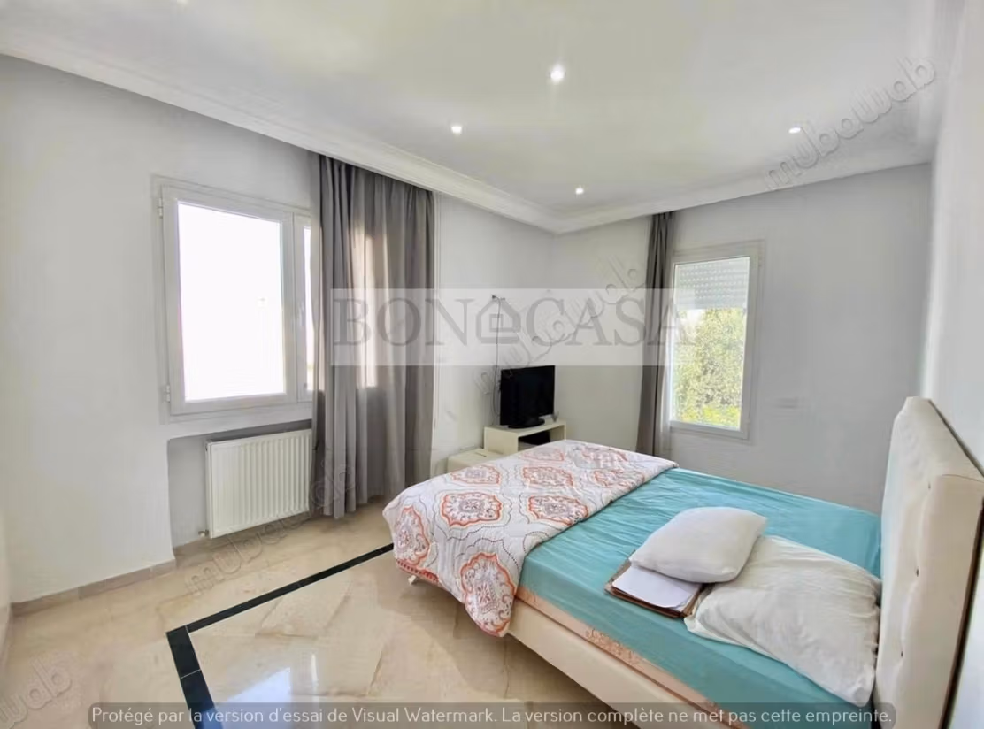Etage de villa S3 vide/meublé à louer à la Marsa