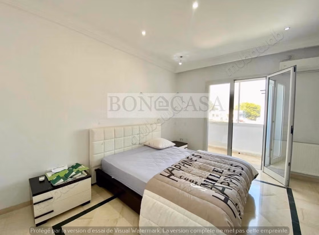Etage de villa S3 vide/meublé à louer à la Marsa