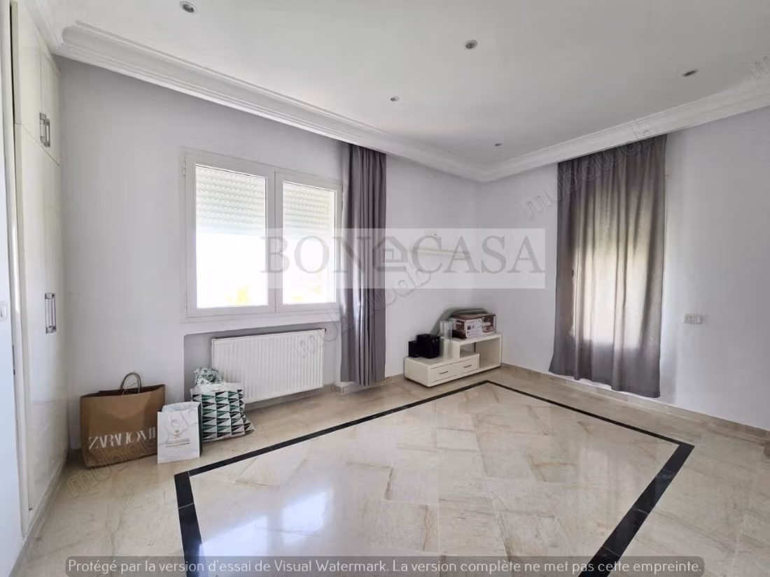 Etage de villa S3 vide/meublé à louer à la Marsa