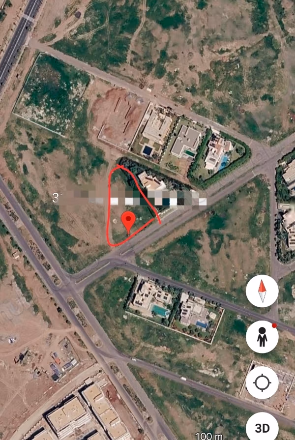 Sale of land in Agdal. Area of 2171 m²