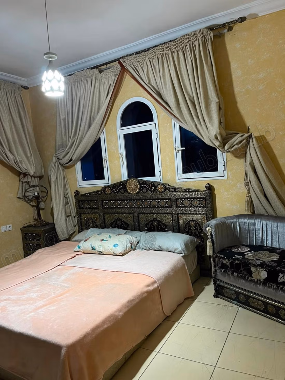 Appartamenti in affitto a M'diq. Superficie totale 100 m². Balcone e giardino