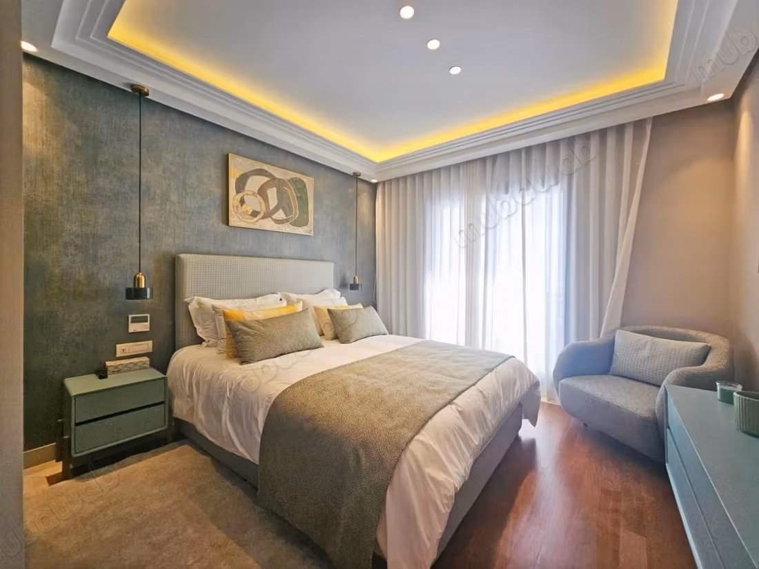 Lovely apartment for rent in Ain Diab.
Large area 210 m²