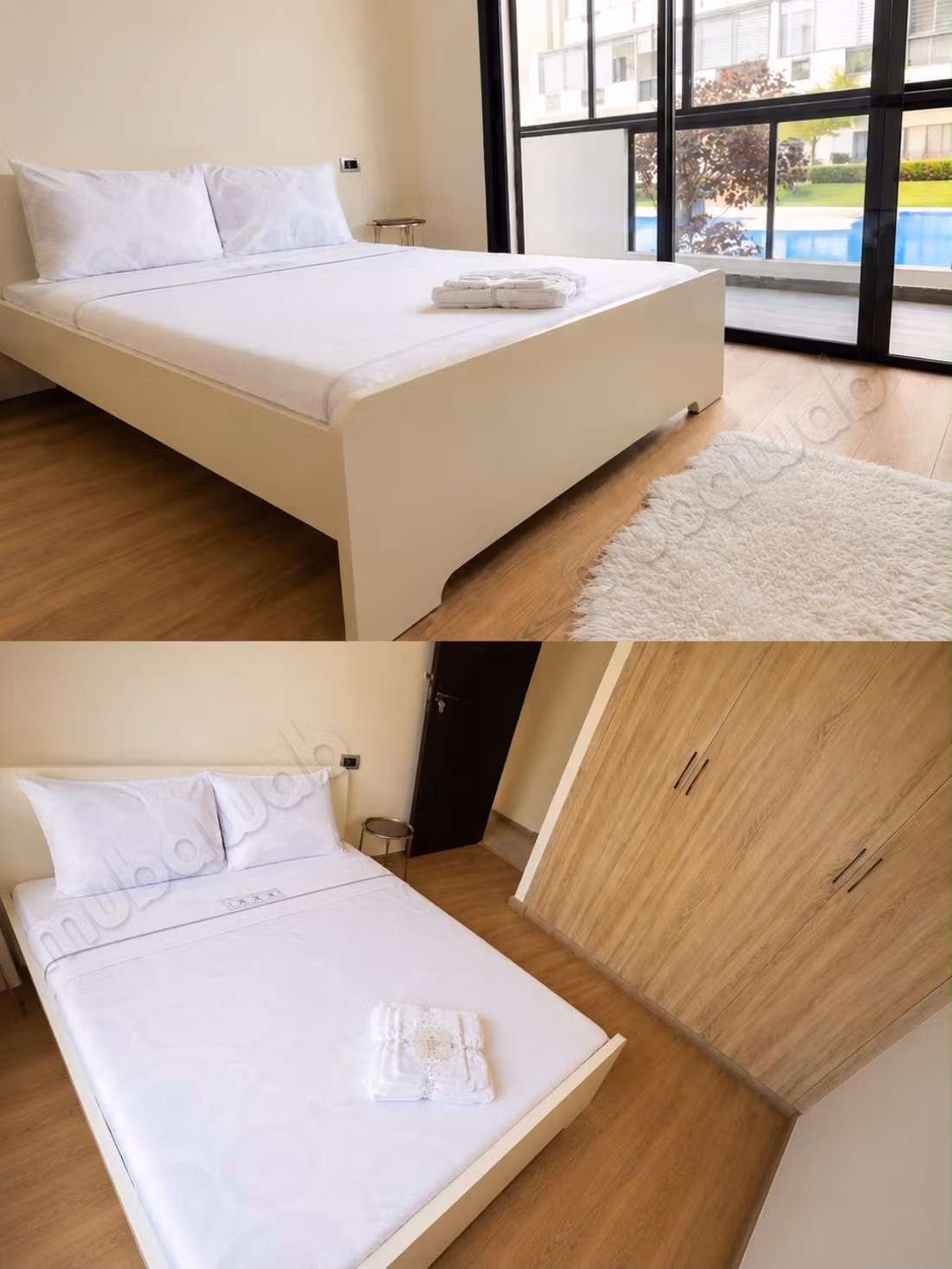 Très joli appartement, vu sur piscine