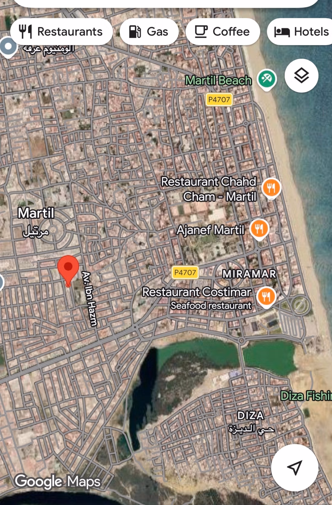 Partma f martil 
9riba lbhar 10 min 3La rjlik