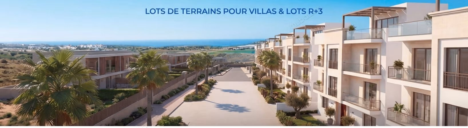 Lots de villas et R plus 3 à vendre à Assilah