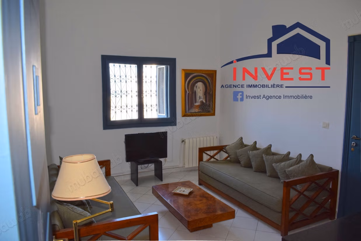 Duplex con vista mare e giardino a Gammarth
