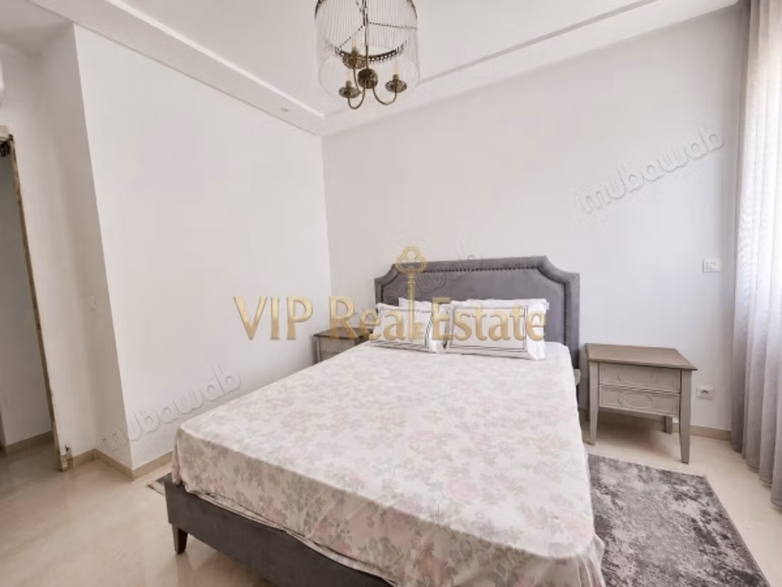 For rent a furnished S3 apartment in L'Aouina