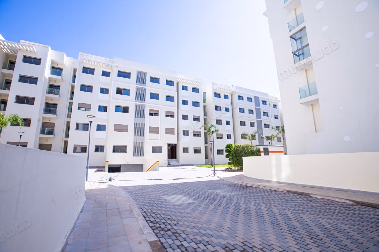 Vente d'un bel appartement à Bouskoura. 2 chambres agréables