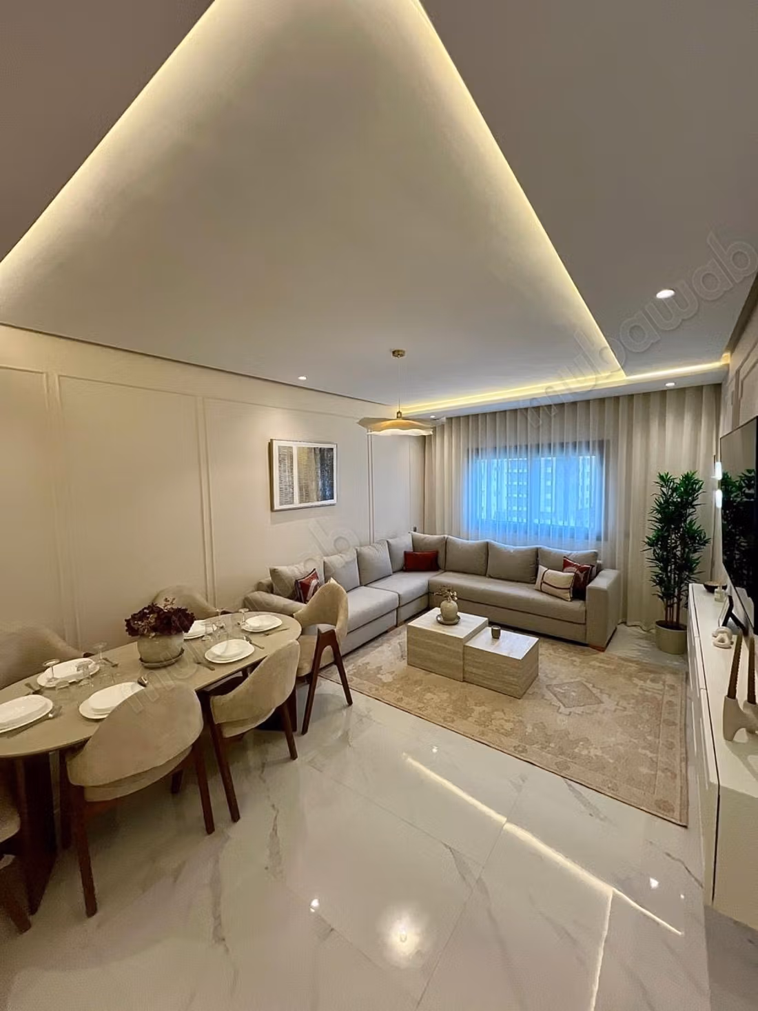 Apartment for rent in Tangier beach Area 130 m²