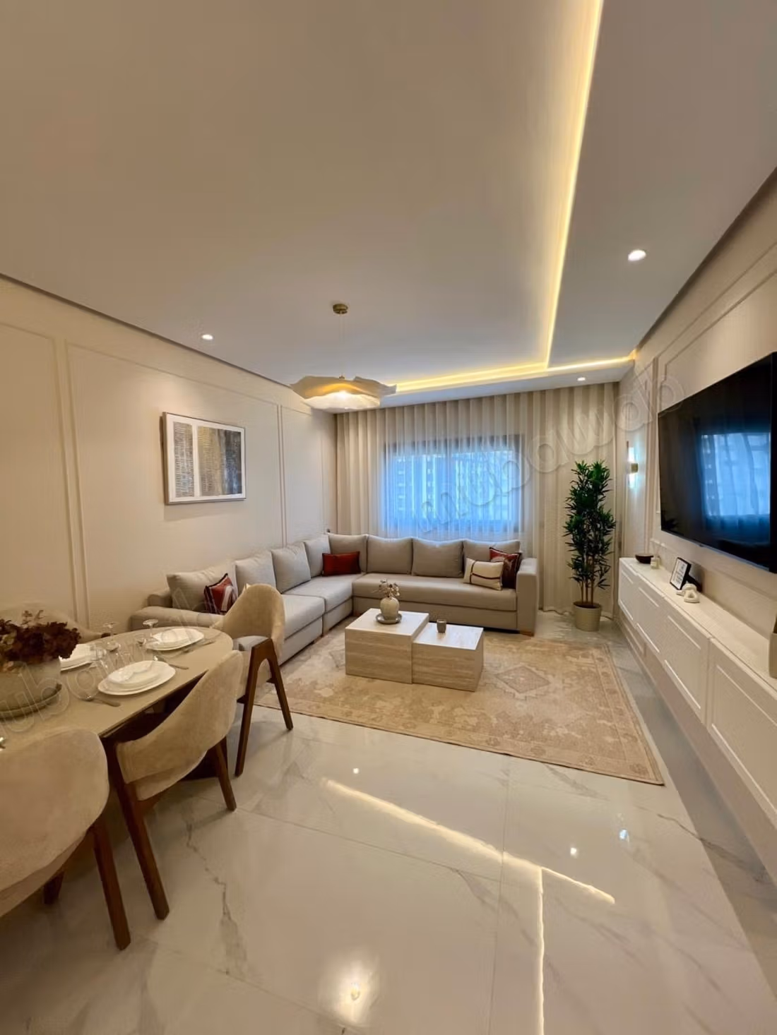 Apartment for rent in Tangier beach Area 130 m²