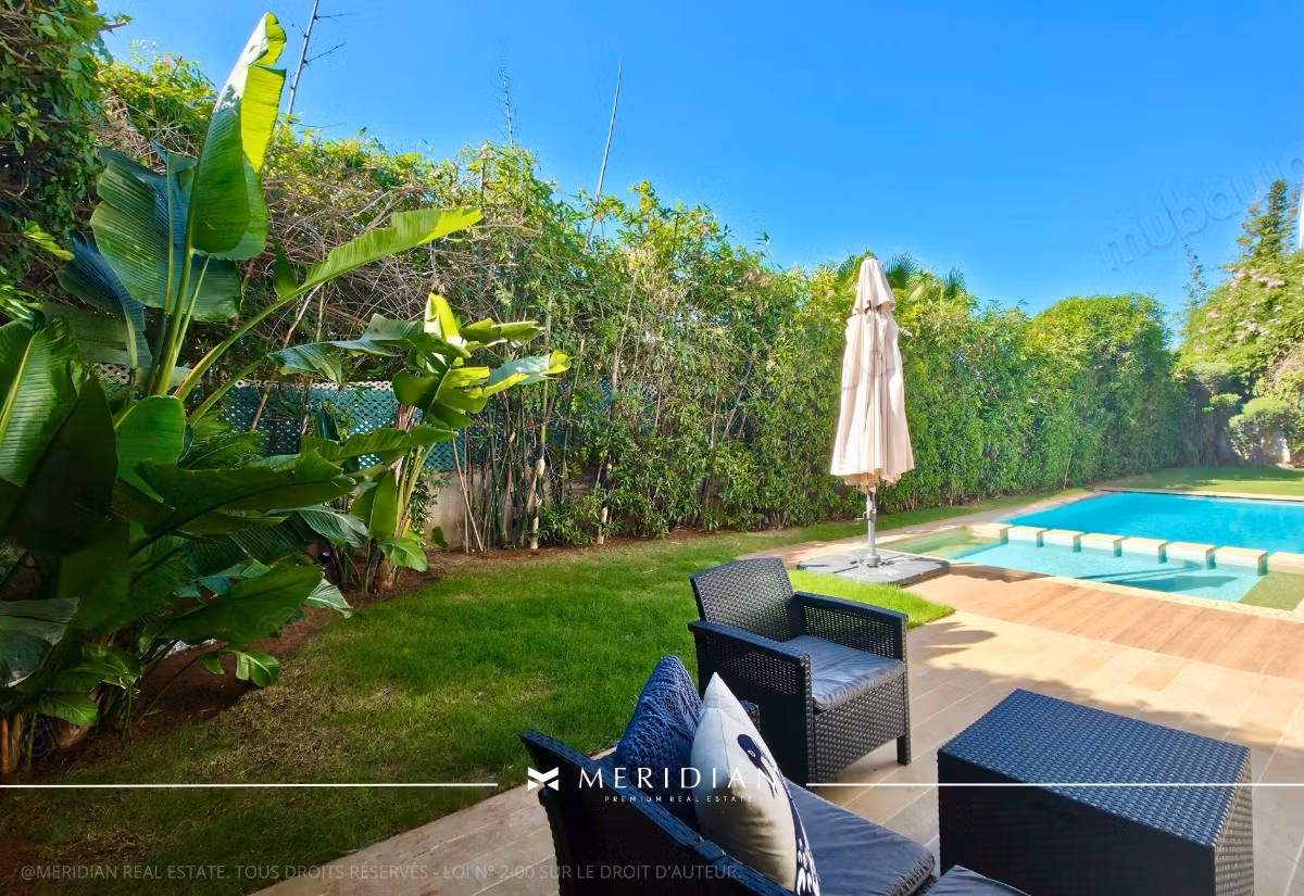 Exclu Location Villa moderne meublée.
Ain Diab