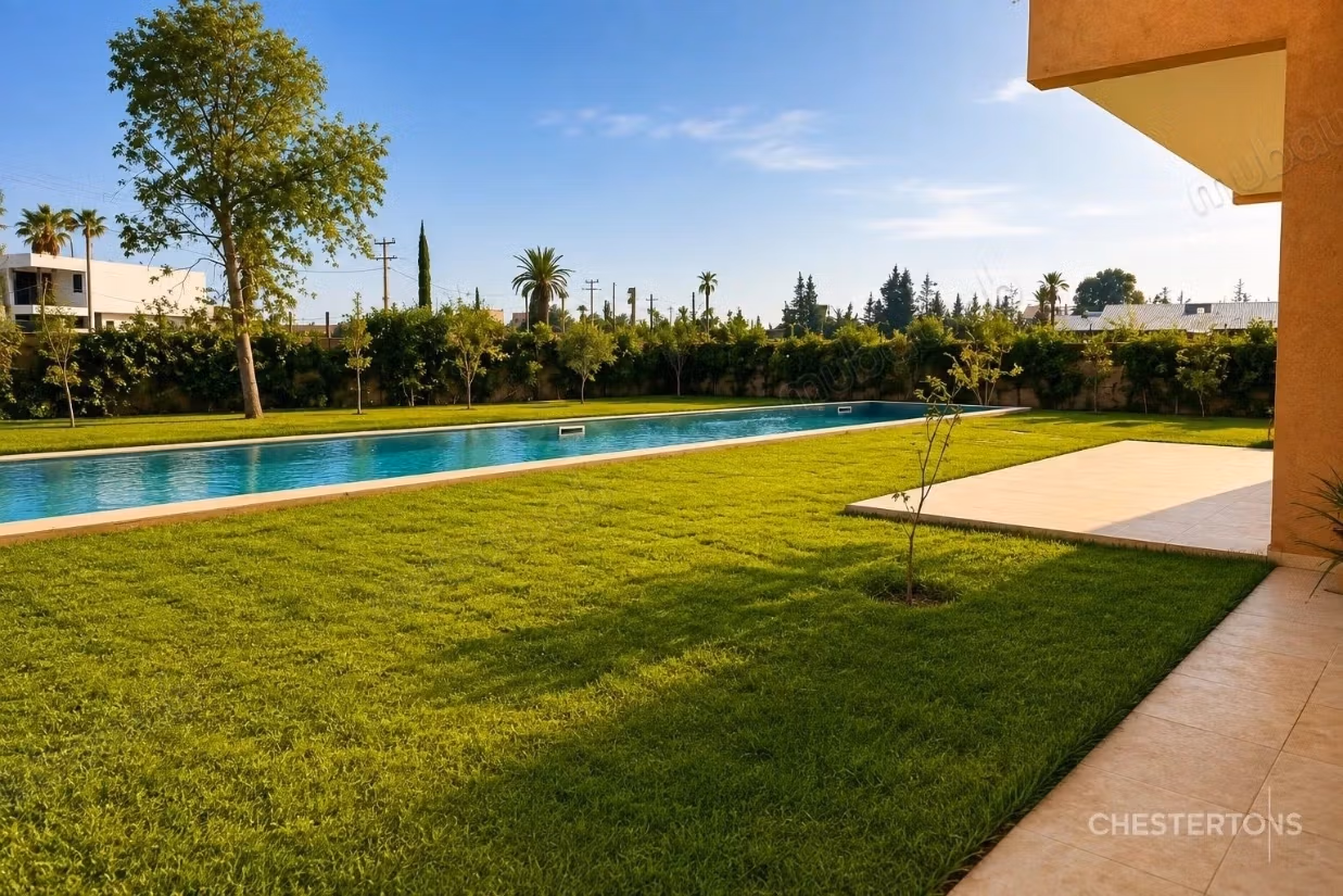 Magnificent contemporary villa in Marrakech, Route de Fès