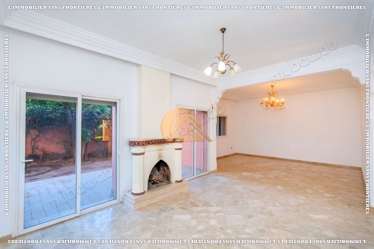 Empty villa for rent in Targa, Marrakech – Shared pool – 240 m² living space
