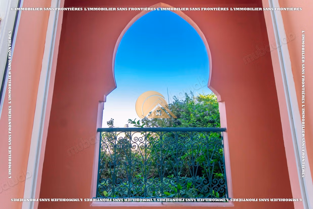 Empty villa for rent in Targa, Marrakech – Shared pool – 240 m² living space