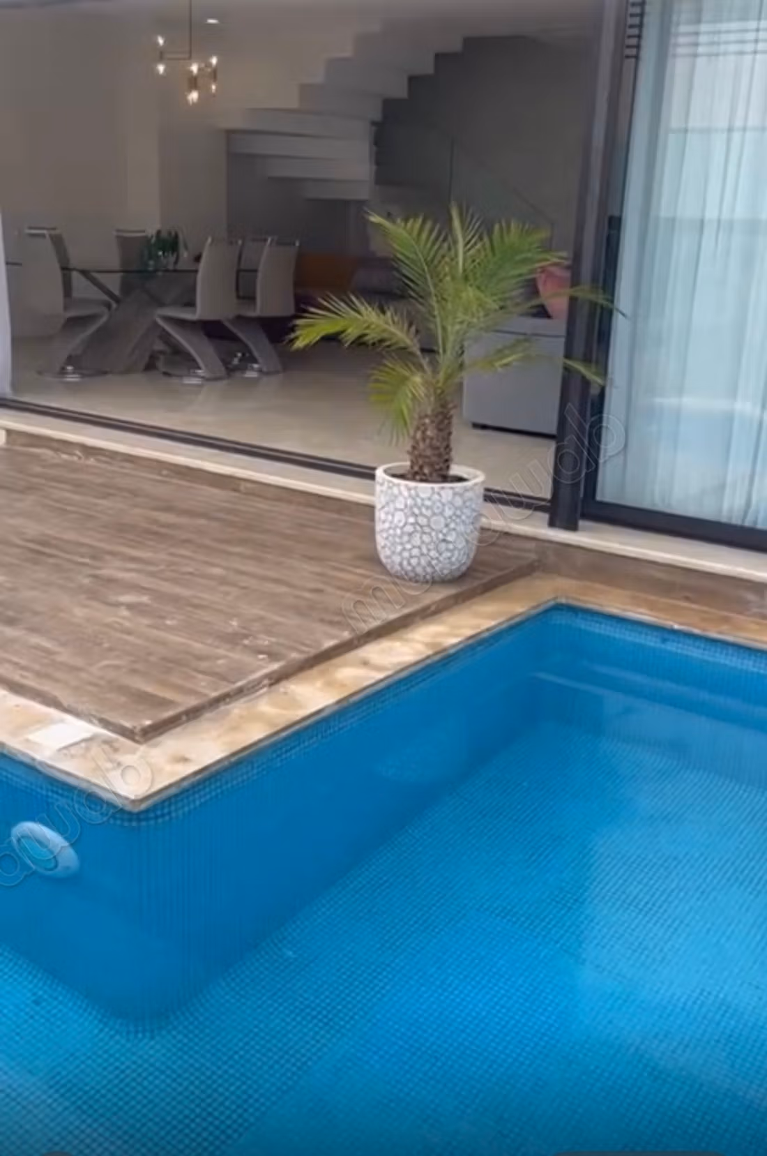 Modern villa with pool at Dar Bouazza Jack Beach