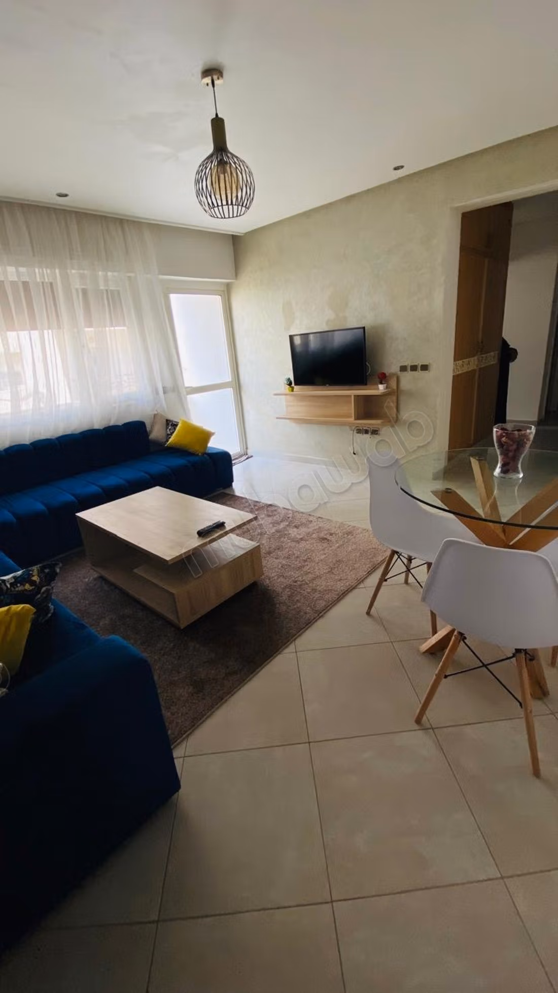Een gemeubileerd appartement in Agdal vlakbij het Arribat Center
