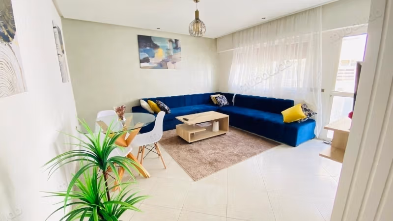 Een gemeubileerd appartement in Agdal vlakbij het Arribat Center