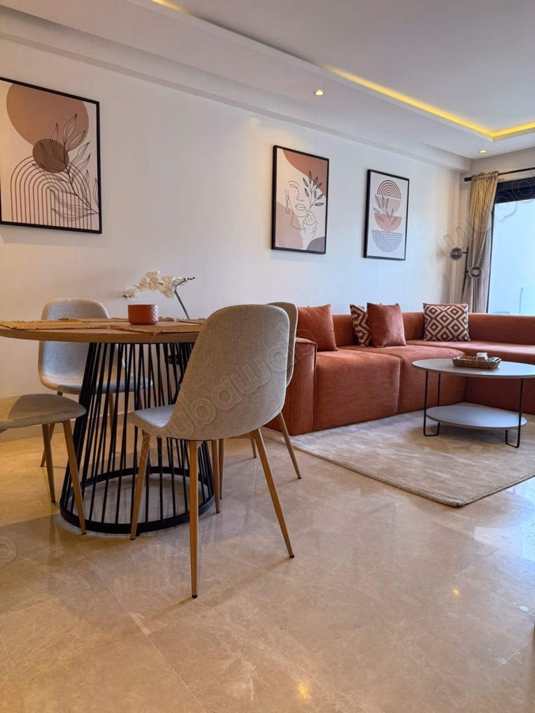 Magnífico apartamento nuevo amueblado en alquiler por noches – Hay Riad, Avenida Annakhil